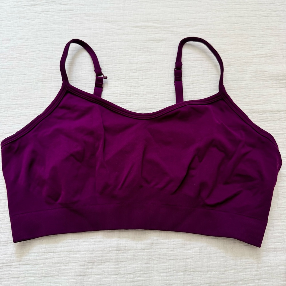 Athleta sports bra purple